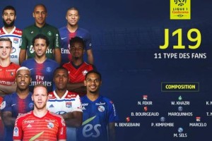  法甲最佳阵容公布巴黎四将入选  